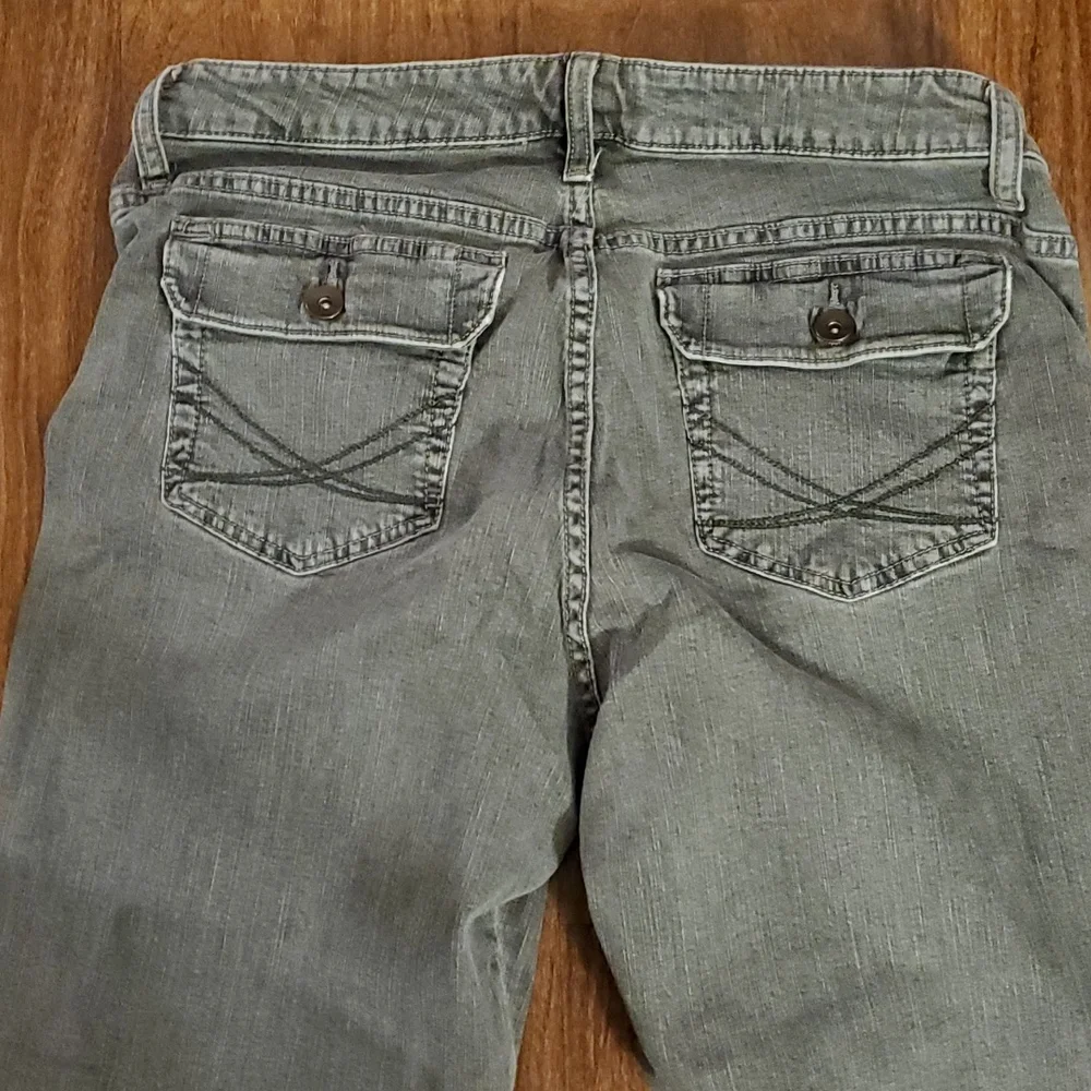 Lee Slender Secret Lower On The Waist Women's Gray Jeans - Size 16 Short